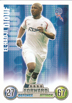 El Hadji Diouf Bolton Wanderers 2007/08 Topps Match Attax #77